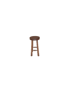 High Round Stool Seat 5 Cm Sturdy 30x30x60